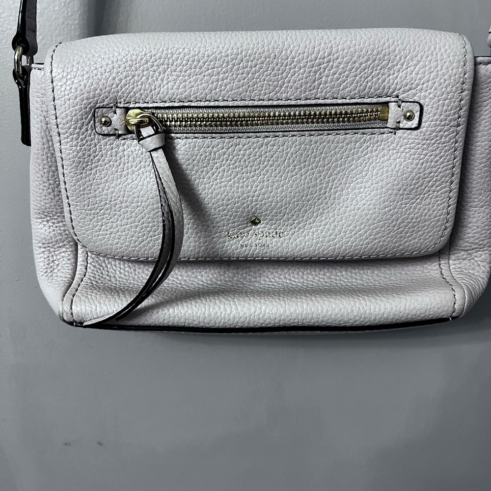 Kate Spade Light Gray Crossbody Bag